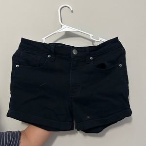 AEROPOSTALE Black Jean Shorts